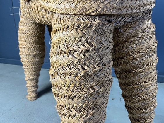 Image 1 of Poney/cheval espagnol vintage en paille, grandeur nature, années 1960