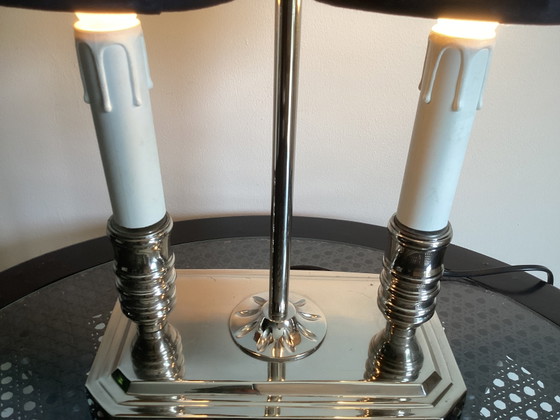 BOUILOTTE TAFELLAMP – Tafellampen, polished steel, Textile (photo 6 of 6)