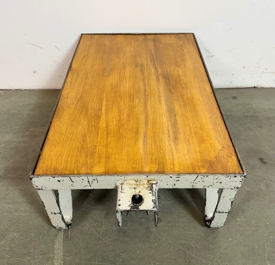 Image 1 of Carrello da caffè industriale grigio, anni '60