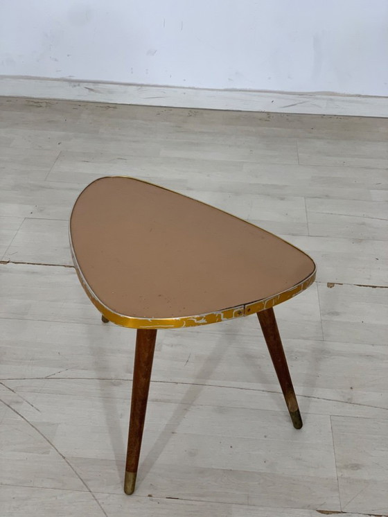 Image 1 of Mid Century Table haricot Table de fleur Table d'appoint Vintage