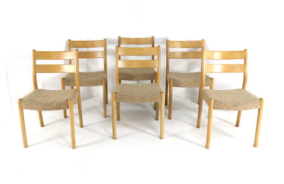Image 1 of 6x EMC Mobler Stühle Dänischer Jahrgang