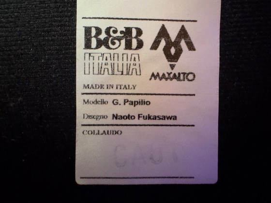 Image 1 of B&B Italia Grande Papilio armchair + Ottoman Naoto Fukasawa design