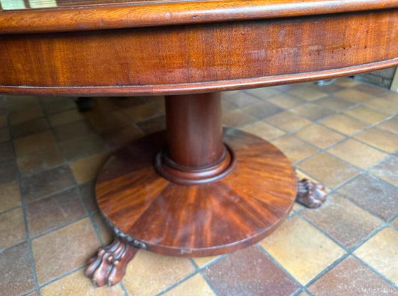 Image 1 of Feuille de mahonie antique 19ème siècle avec certificat