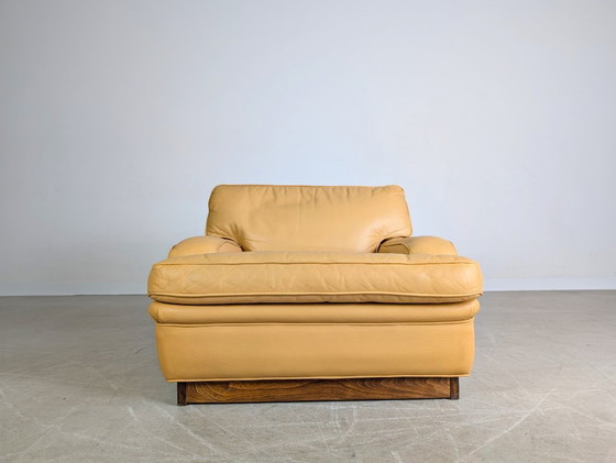 Image 1 of Originele Midcentury fauteuil Arne Norell fauteuil Mexico leer