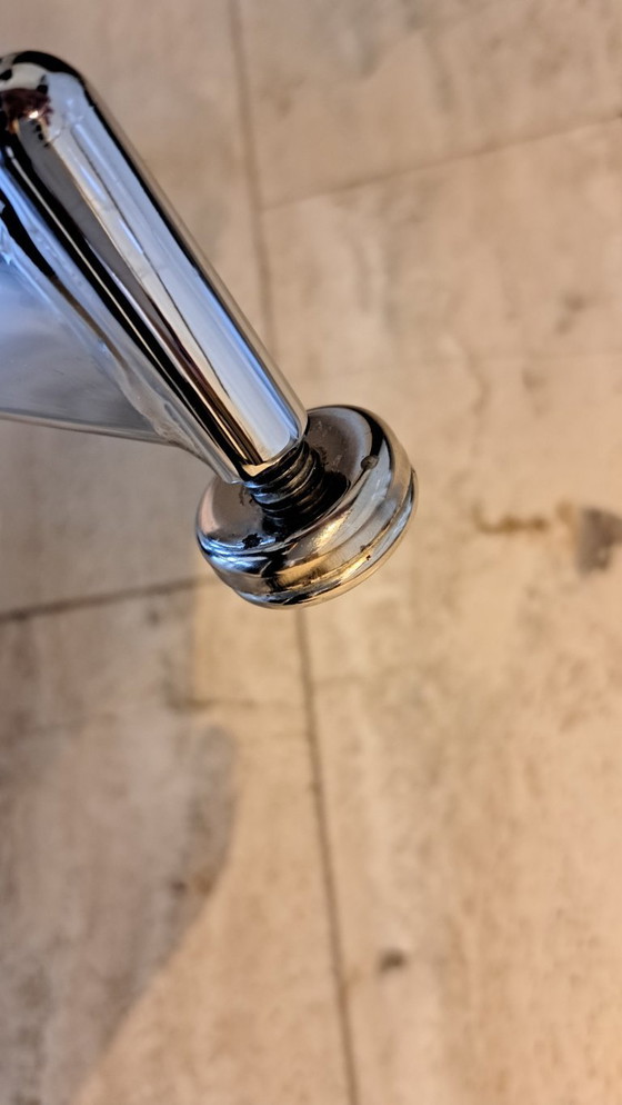 Image 1 of Appendiabiti di design, metallo cromato, anni '60, Francia