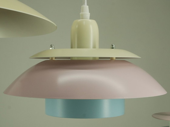 Image 1 of Vintage Danish pendant lamps - set of 3 pieces.