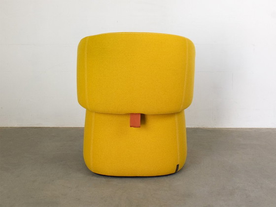 Haworth Openest Armchair and Pouf, designed by Patricia Urquiola, Textile, Yellow, Modern (photo 9 of 12)