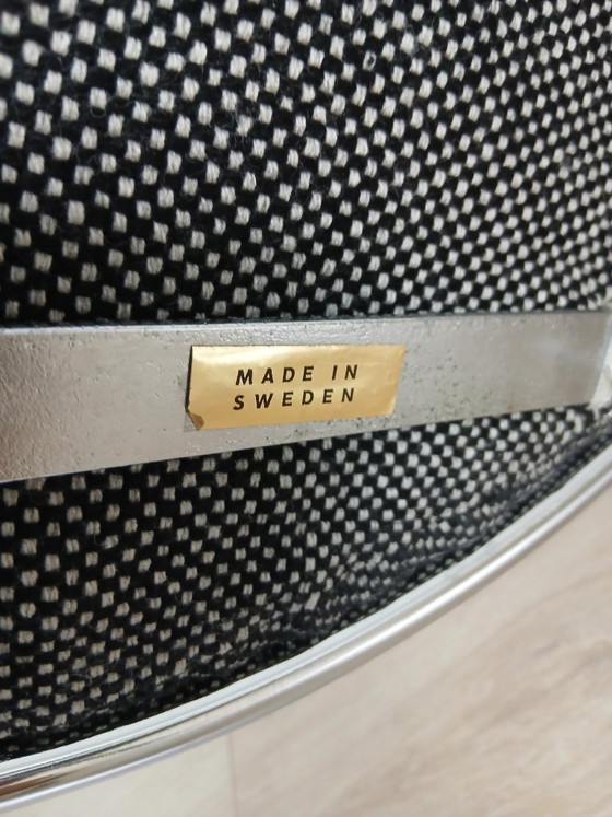 2 X Arne Dahléns Voor Dalum – Eetkamerstoelen, Chrome (photo 12 of 15)