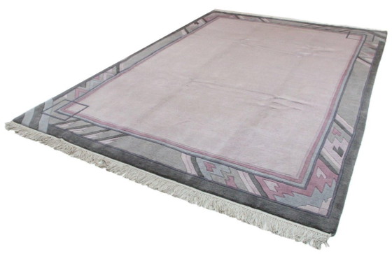 Original Modern Designer Highland Wool Rug Nepal 344 x 245 cm, Rugs & carpets, Pink (photo 2 of 7)