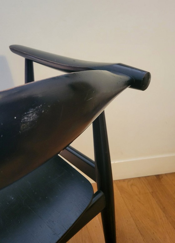 Image 1 of Sedia vintage CH35 di Hans J. Wegner per Carl Hansen 1959