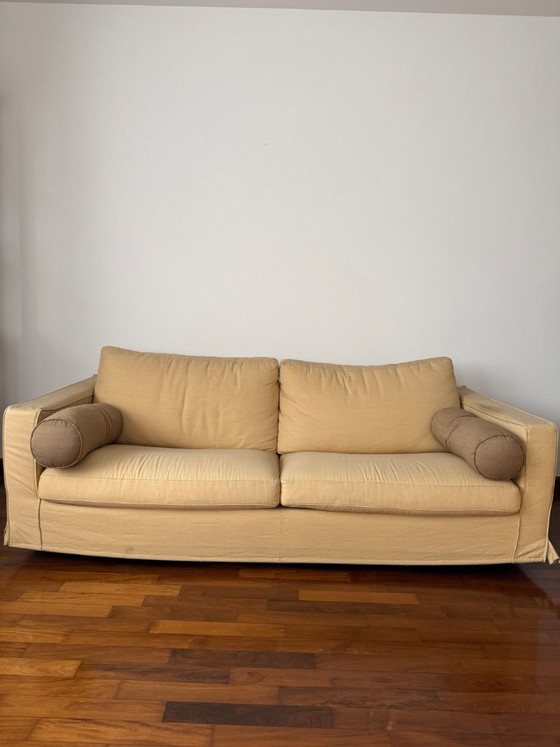B&B Italia Baisity three-seater sofa in beige by Antonio Citterio, 3-5 seaters, Textile, Modern (photo 2 of 5)