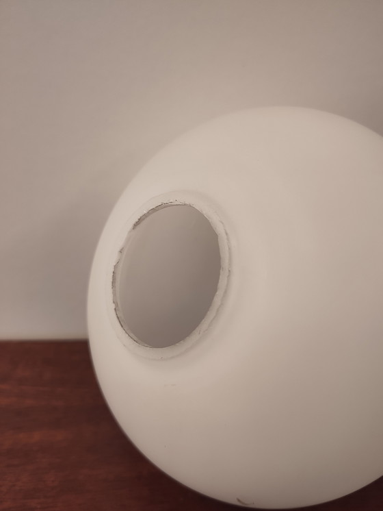 Image 1 of Lampe vintage avec pied en bois