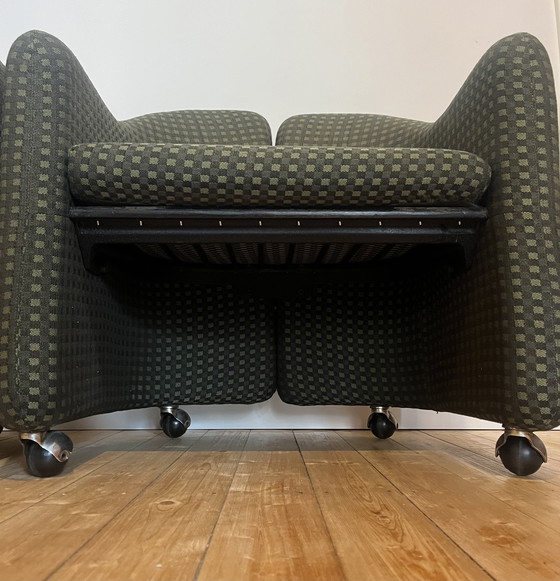 Image 1 of 2x Poltrona PS142 di Eugenio Gerli per Tecno