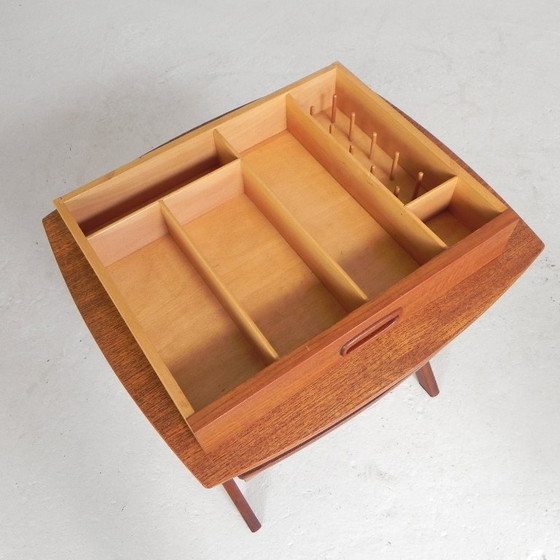 Image 1 of Kleine Kommode, Nähtisch mit 2 Schubladen, O.M.F., 1960er Jahre