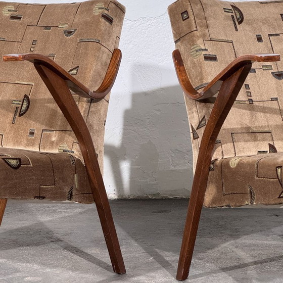 Pair of Armchairs by Tatra Nábytok, 1960s – Textile (photo 2 of 11)