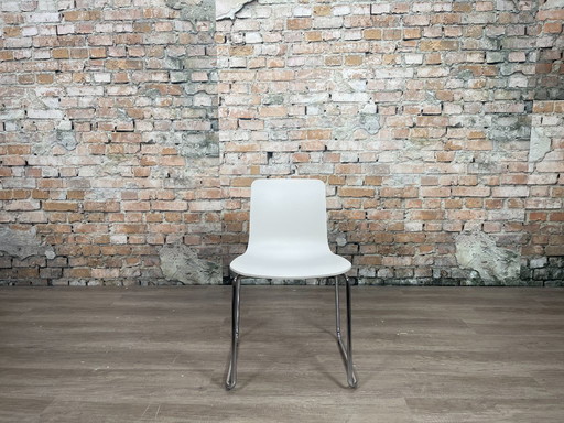 4x Vitra HAL RE Sledge bianco