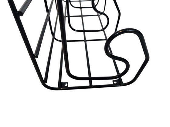 Image 1 of Vintage - Ikea - modello Frän - appendiabiti in filo nero - stile Tomado Pilastro - anni '90