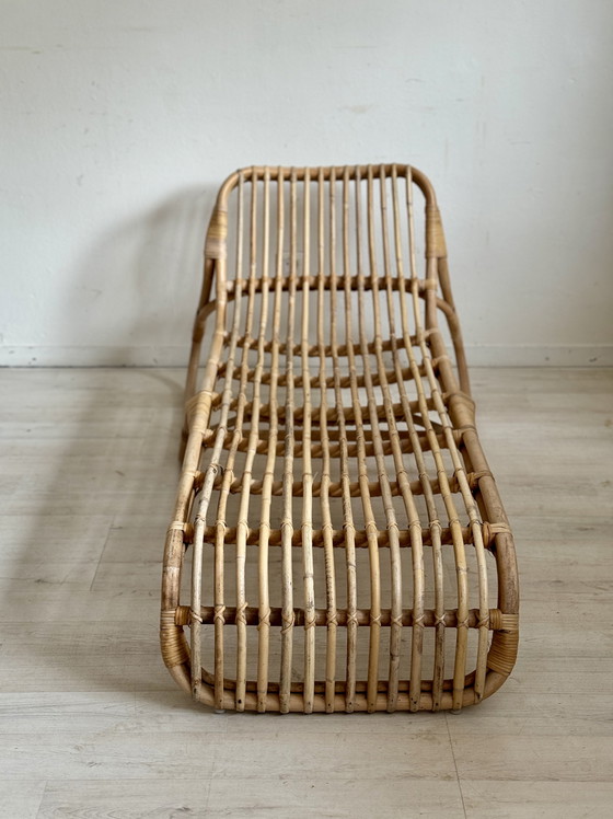 Image 1 of Rattan lounger Jassa Piet Hein Eek for Ikea 2017
