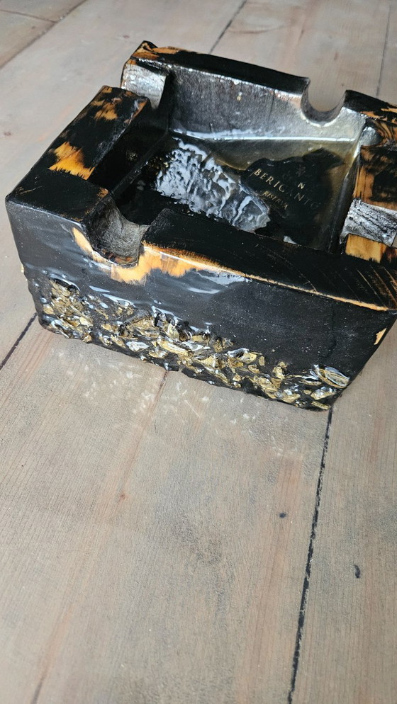 Image 1 of Exclusive Handmade Artequi Humidor - Cedarwood & Epoxy - Incl. Ashtray