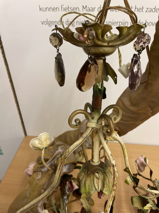 Image 1 of Lámpara de araña francesa estilo Toleware