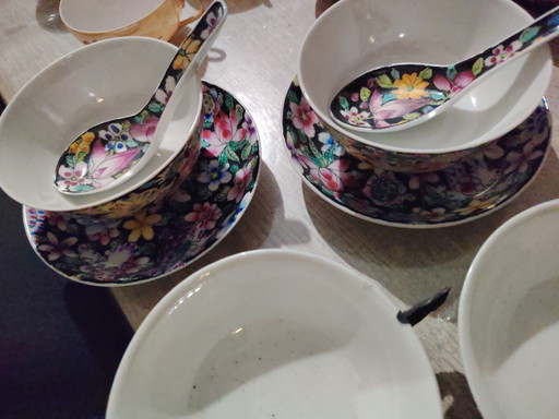 Tasses Wan Hua Bu Lou – servies, Porcelain