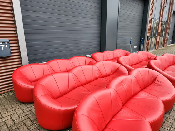 Image 1 of Ligne Roset - (6) pumpkin 3-zitsbank by Pierre Paulin