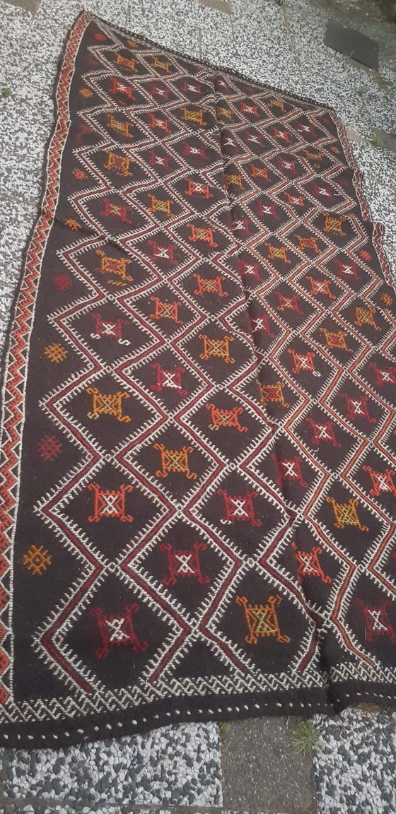 Image 1 of Kilim turco tejido a mano 140x302cm