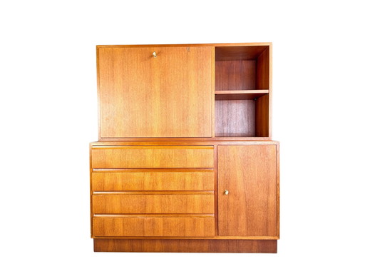 Origineel Midcentury Georg Satink Ladenkastje Secretaresse WK Meubelen Teakhout