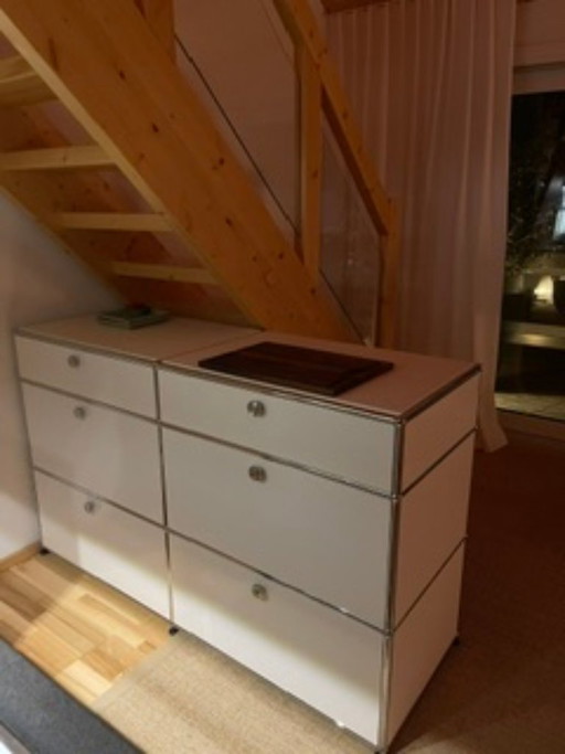 USM Haller dressoir in puur wit | Nieuw gekocht in 2024 | Originele factuur beschikbaar