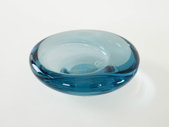 Image 1 of Glazen schaal, Deens ontwerp, jaren 60, fabrikant: Holmegaard, ontwerper: Per Lütken