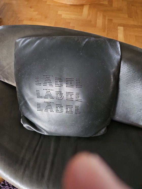 Image 1 of Label Gigi schwarzes Leder