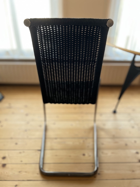 Image 1 of Design organic table + 4 design chairs (Gispen style)