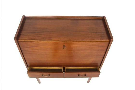 Image 1 of Scandinavian mahogany secretary desk, Sweden, 1950