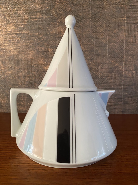 Image 1 of Theepot Memphis J Kronester voor Douwe Egberts 