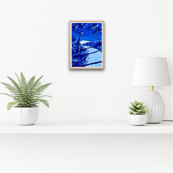 Image 1 of Gouache on paper, 30x21cm, framed.