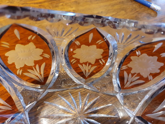 Image 1 of Boheemse kristallen snoepschaal