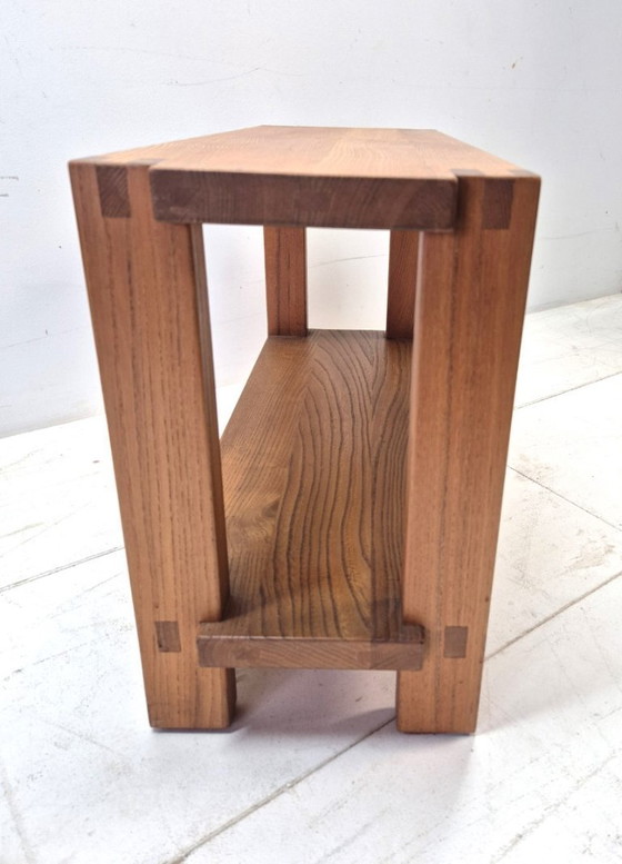 Image 1 of 3 benches S09 by Pierre Chapo from 1976, elm