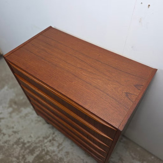 Cassettiera danese vintage, teak anni '60 scandinava, Cassettiere, Legno, Marrone, Scandinavian (foto 16 di 19)