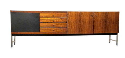 Credenza Fristho in palissandro, nero e cromo, modello BDR-250, 1960 – dressoirs, Chrome, Metal, Vintage (photo 2 of 14)