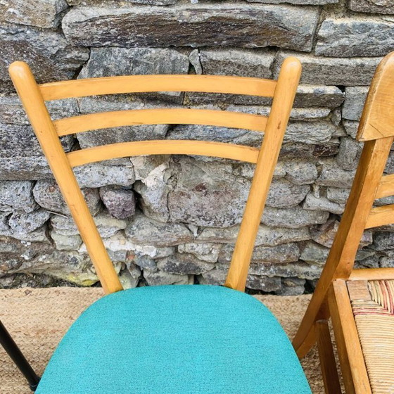 Image 1 of Satz von 4 ungleichen Stühlen