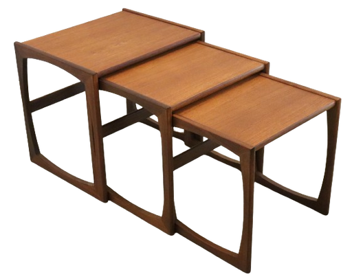 G Plan nesting tables bijzettafels 'Wheelton' vintage