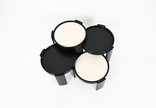 Model 780 Nesting Tables by Gianfranco Frattini for Cassina, 1960s, Set of 4