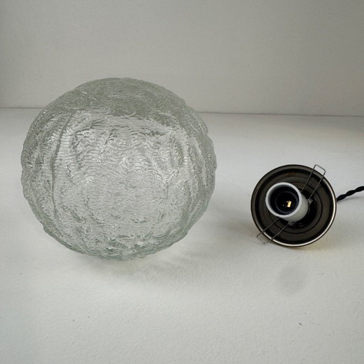 LOTTO DI 3 PENDENTI IN VETRO ROTONDI VINTAGE