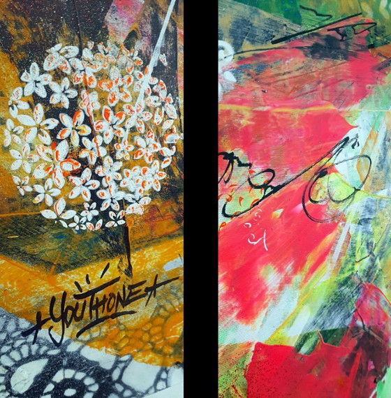 Image 1 of JUVENTUD - Pulso Cromático - Lienzo de artista