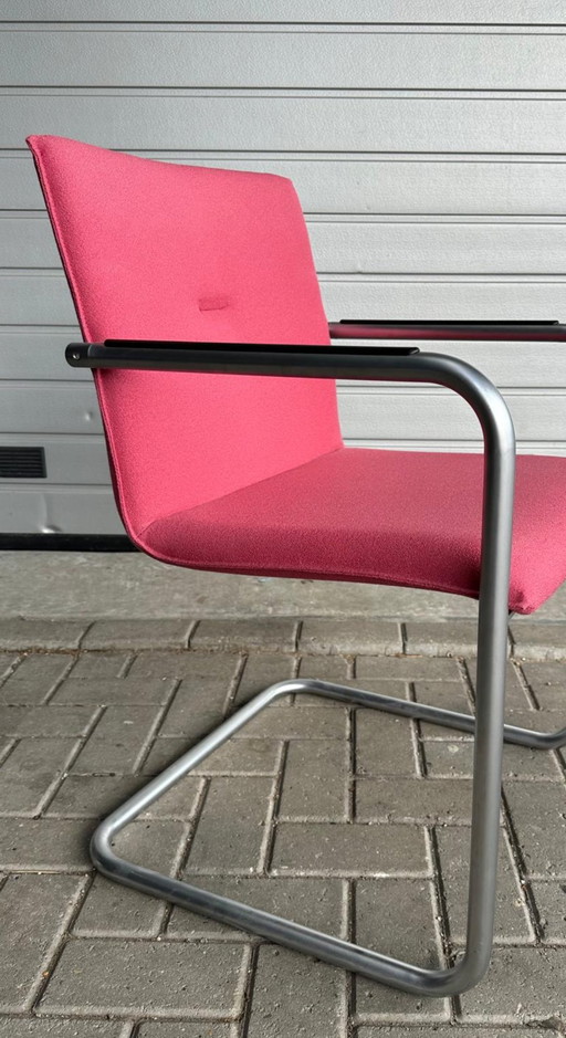 8x Arco Cantilever Design Chairs