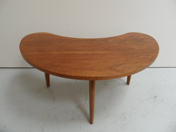Mid Century maanvormige salontafel – Hout (photo 9 of 11)