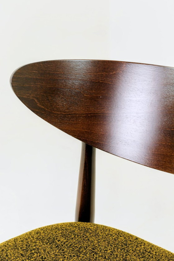 Image 1 of  Eetkamerstoelen set van 6 scandinavisch ontwerp Hypno groen