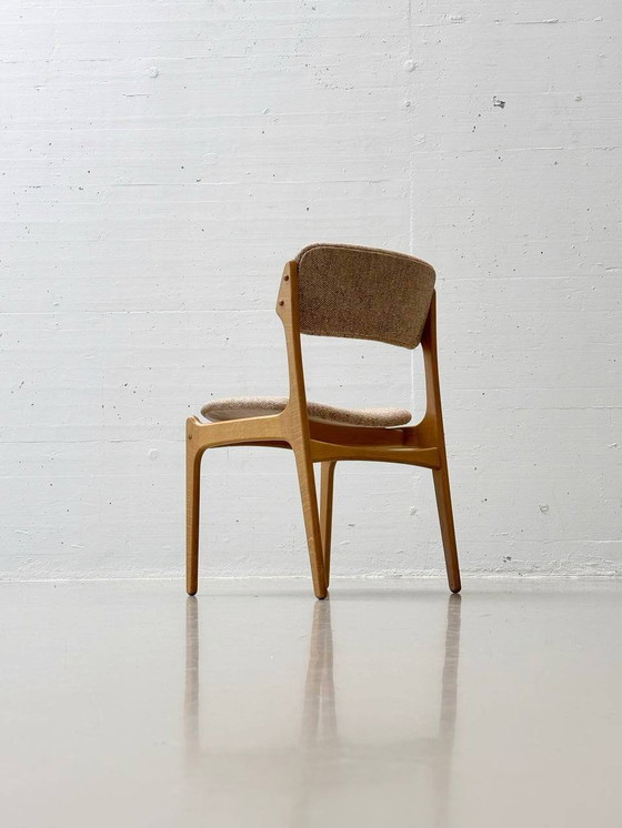 Image 1 of Set de 6 chaises modèle No.49 d'Erik Buch pour O.D. Møbler A-S au Danemark, années 1960
