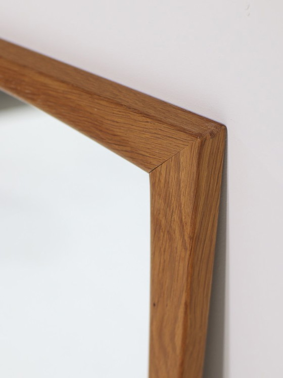 Image 1 of Mirror Aksel Kjersgaard Kai Kristiansen oak Danish vintage