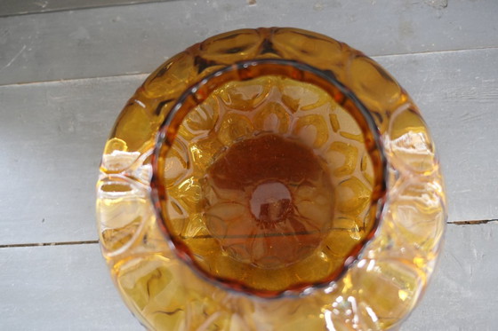 Image 1 of Vase Art Déco Verextrafort Belgique ambré